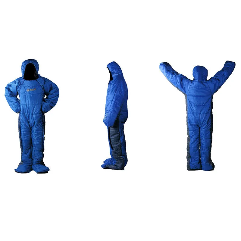 Human Shaped Sleeping Bag Can Be Used For Walking Camping And Keeping Warm