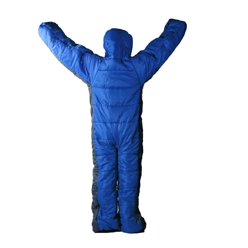 Human Shaped Sleeping Bag Can Be Used For Walking Camping And Keeping Warm