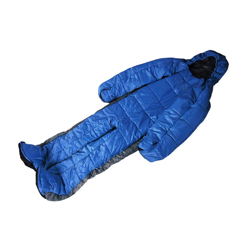 Human Shaped Sleeping Bag Can Be Used For Walking Camping And Keeping Warm