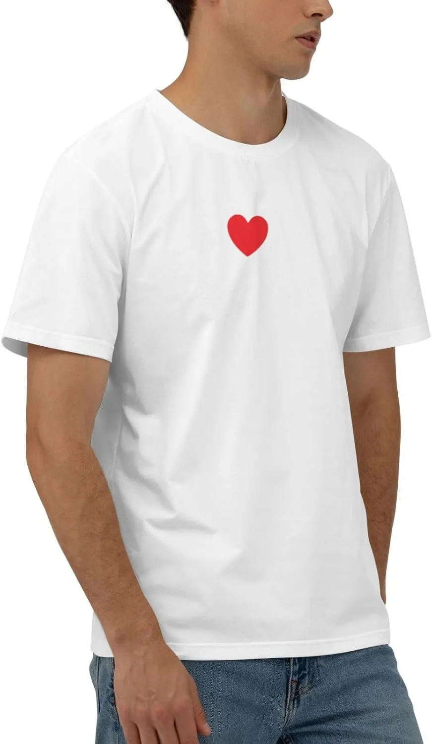 I Love My Boston Terrier Men's Short Sleeve T-Shirt Cotton Athletic Workout Casual Shirts Quick-Drying Tees Black