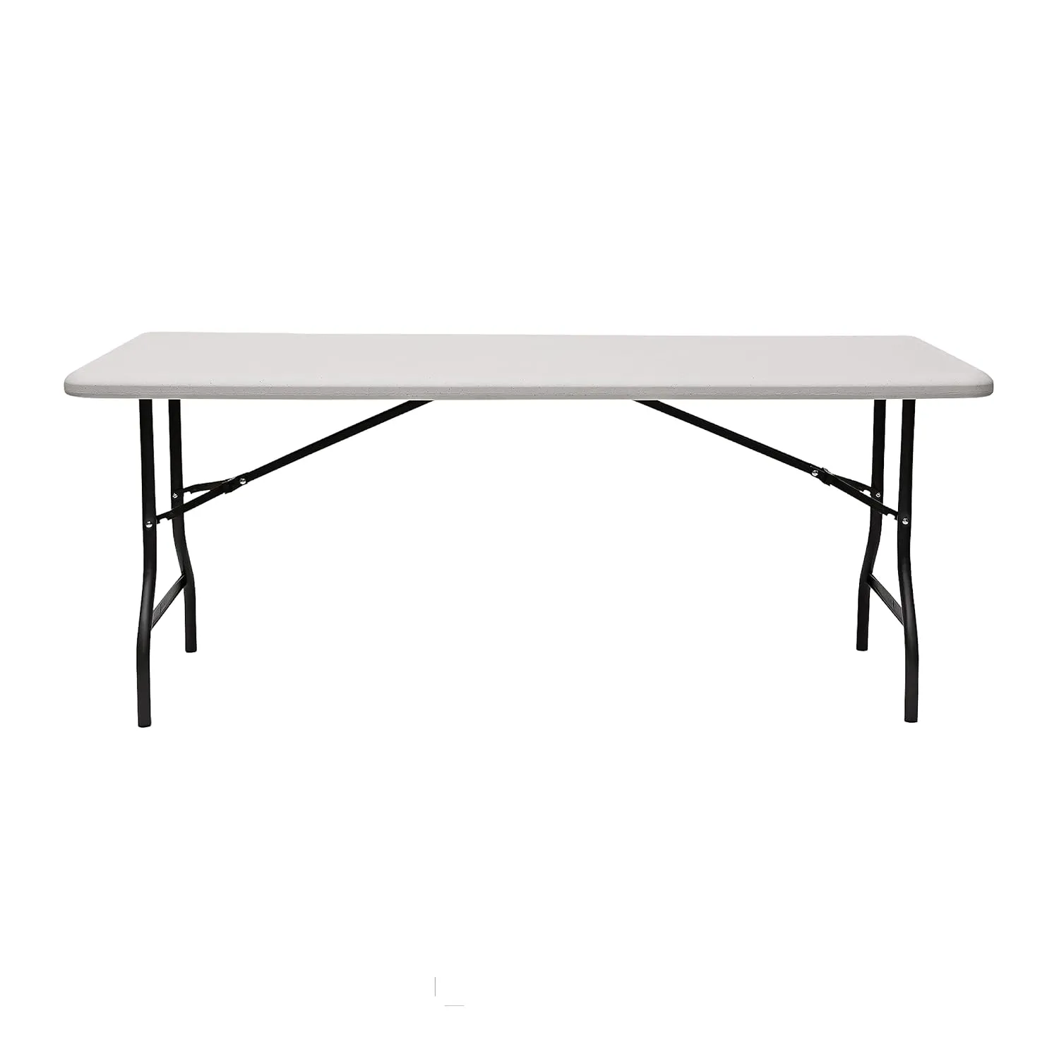 Iceberg IndestrucTable Industrial Folding Table, Indoor/Outdoor, Platinum Granite, 30” W x 72” L x 29”