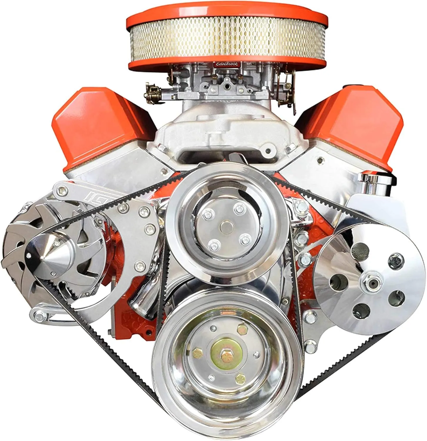 ICT Billet SBC Alternator/Power Steering Pump Accessory Drive Bracket Kit for Double Hump Heads 305 327 350 383 5.0L 5.7L V8 Designed & Manufactured in the USA 551576