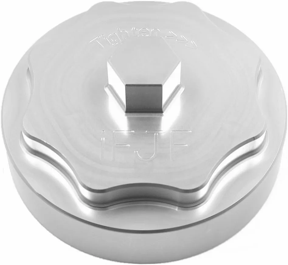 iFJF 68065612AA Fuel Filter Housing Cover Cap Replacement for 2011-2024 Ram 6.7L 2500 3500 4500 5500 2010 DODGE RAM 2500 3500 PICKUP DODGE RAM 4000-5000 Cummins Diesel Engine Billet Aluminum(Silver)