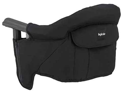 Inglesina Fast Table Chair, Black, With Tray