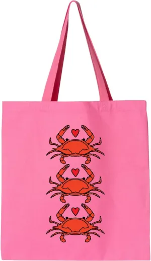 inktastic Crab Lover Tote Bag