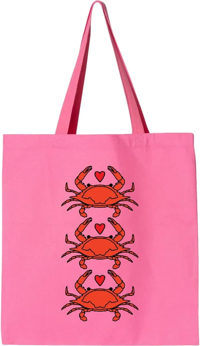 inktastic Crab Lover Tote Bag