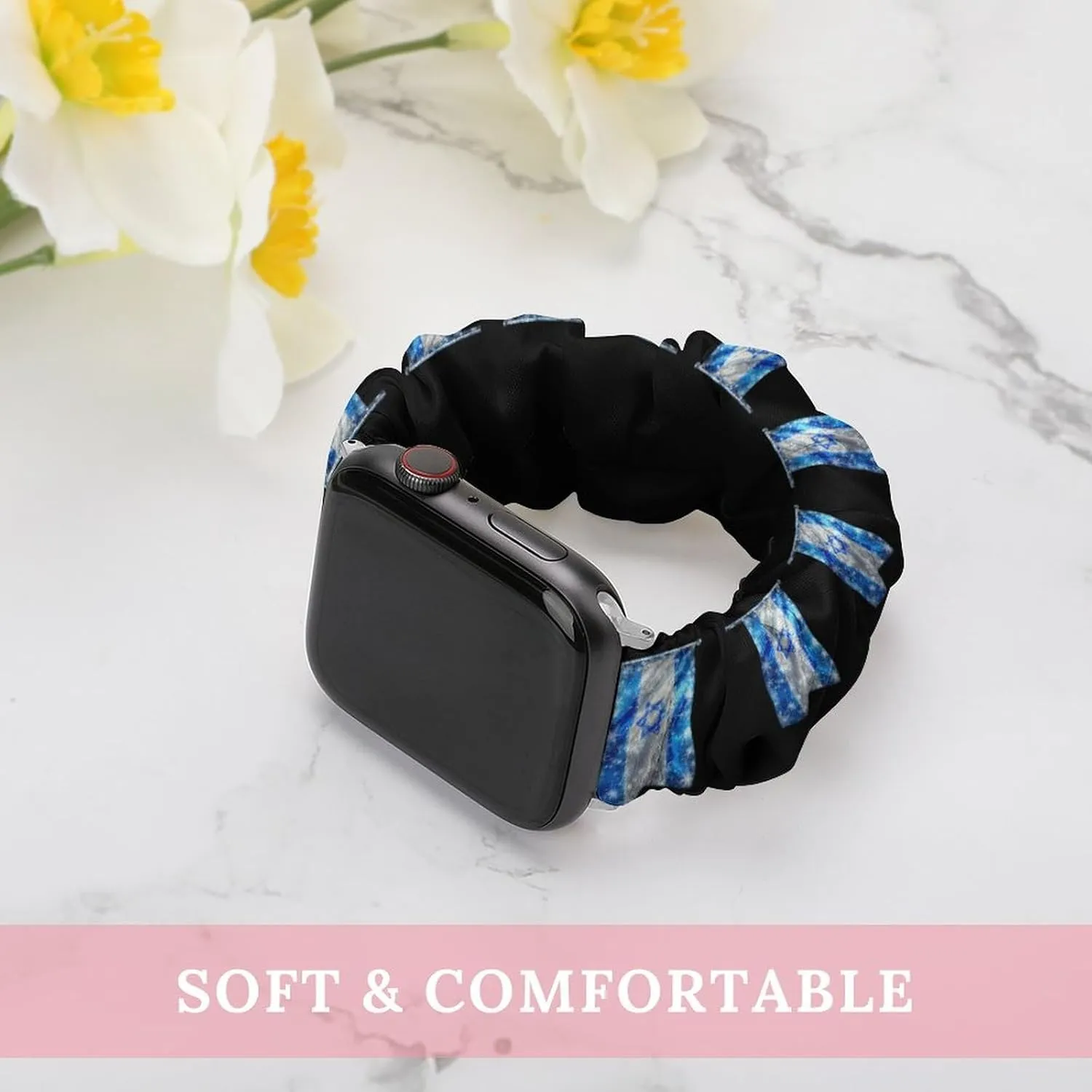 Israel Novelty Flag Fashion Watch Strap Scrunchies Wristbands Compatible With IWatch Series