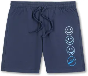 JOE BOXER French Terry Mens Pajama Shorts, Logo Print Mens Sleep Shorts Loungewear, Summer PJ Bottoms