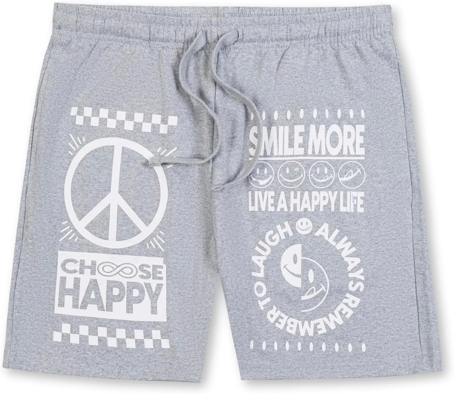JOE BOXER French Terry Mens Pajama Shorts, Logo Print Mens Sleep Shorts Loungewear, Summer PJ Bottoms