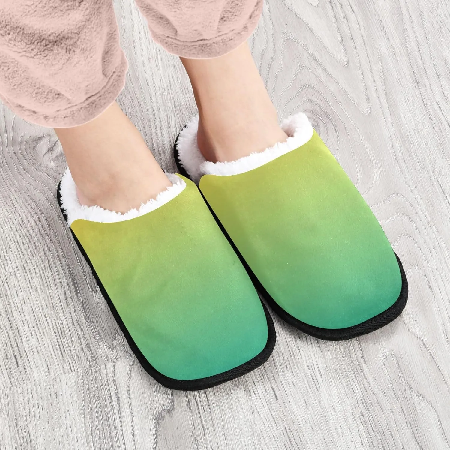 Joisal Tie Dye Dragonflies Portable Women’s Slippers, Womens House Shoes, Travel Slippers for Airplane 35-45