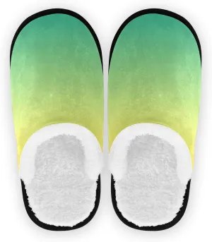 Joisal Tie Dye Dragonflies Portable Women’s Slippers, Womens House Shoes, Travel Slippers for Airplane 35-45