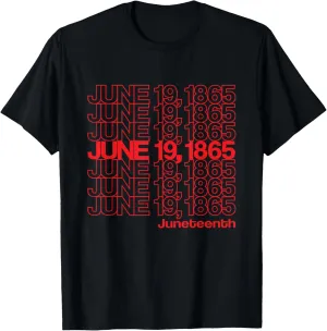 Juneteenth Freedom Day Emancipation Day Thank you Bag Style T-Shirt