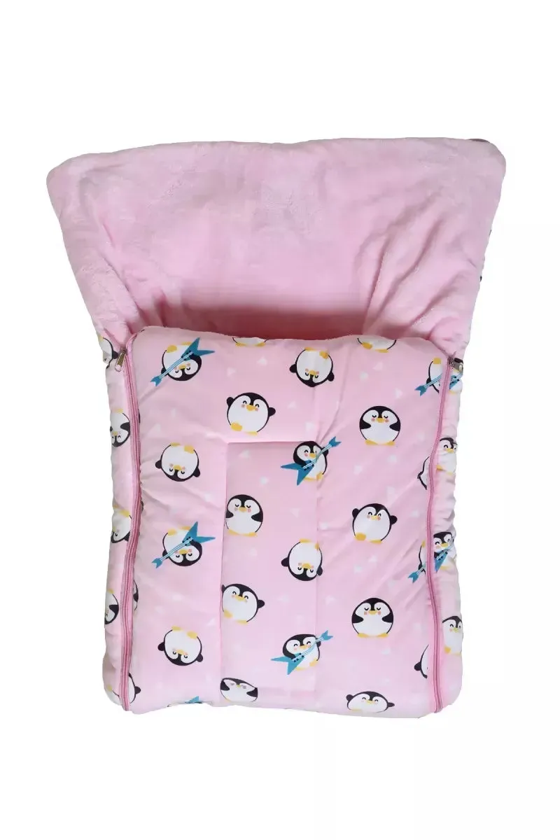 Just Born Baby Coral Fleece Sleeping Bag