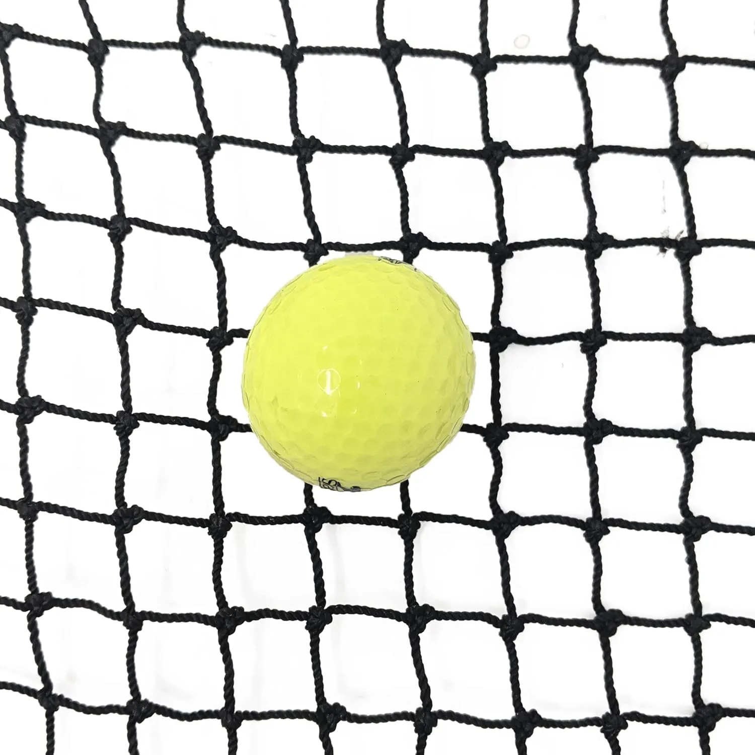 Just For Nets #18 Nylon Golf High Impact Net, 3/4" Mesh, Black
