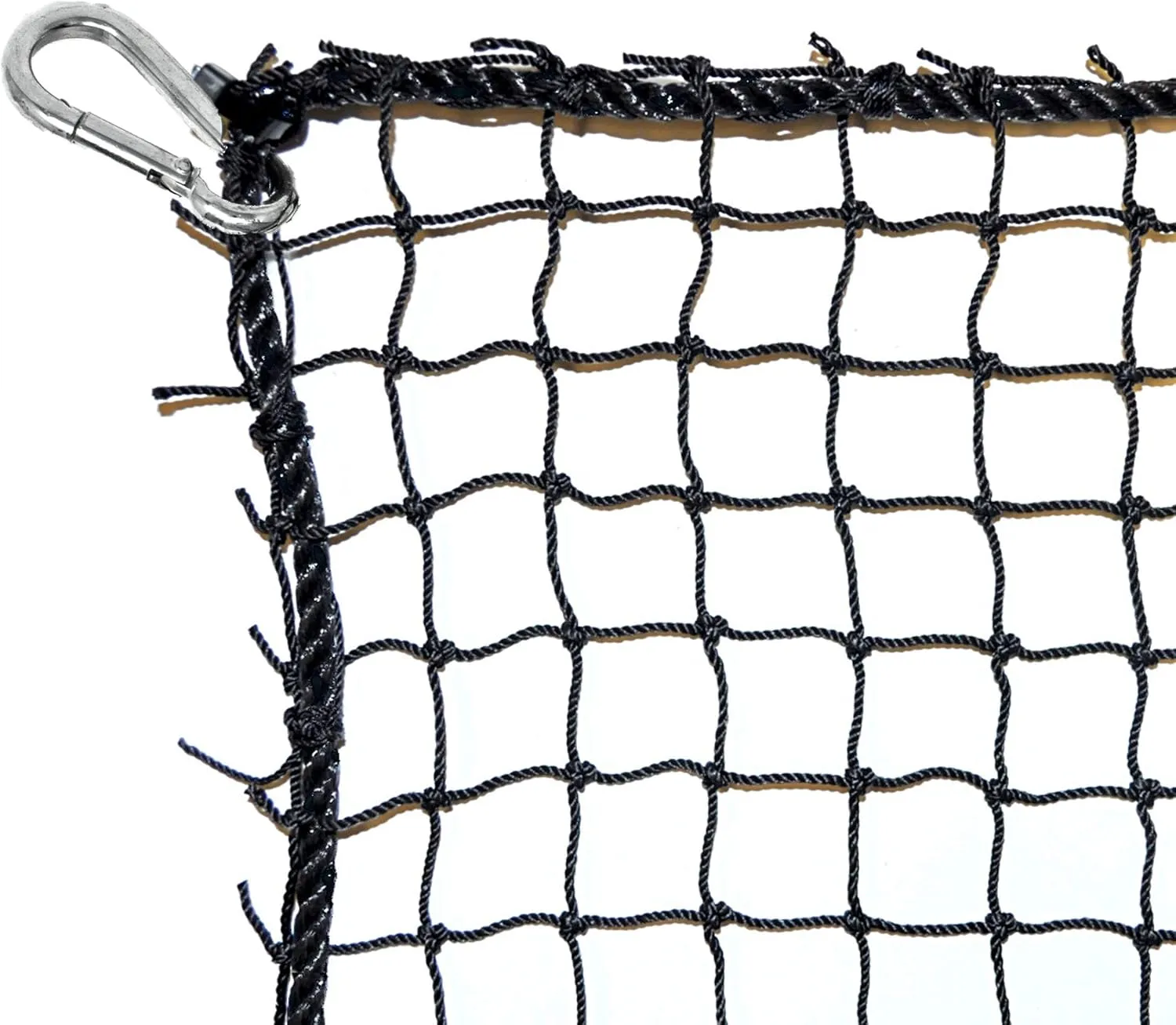 Just For Nets #18 Nylon Golf High Impact Net, 3/4" Mesh, Black