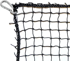 Just For Nets #18 Nylon Golf High Impact Net, 3/4" Mesh, Black