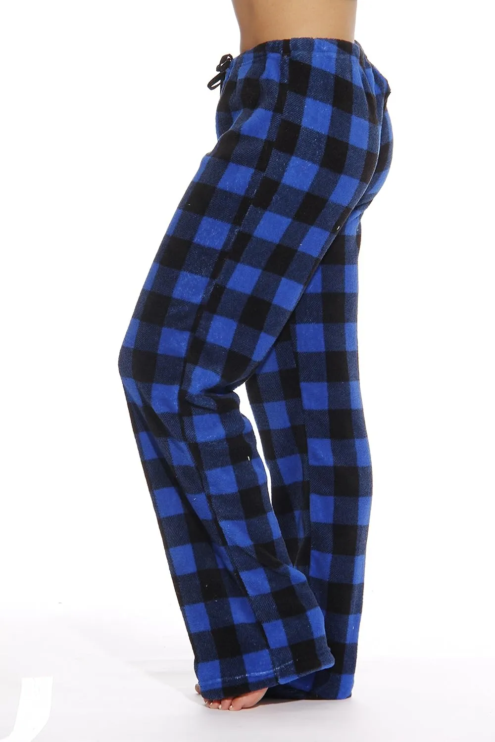 Just Love Women Plush Pajama Pants Buffalo Plaid