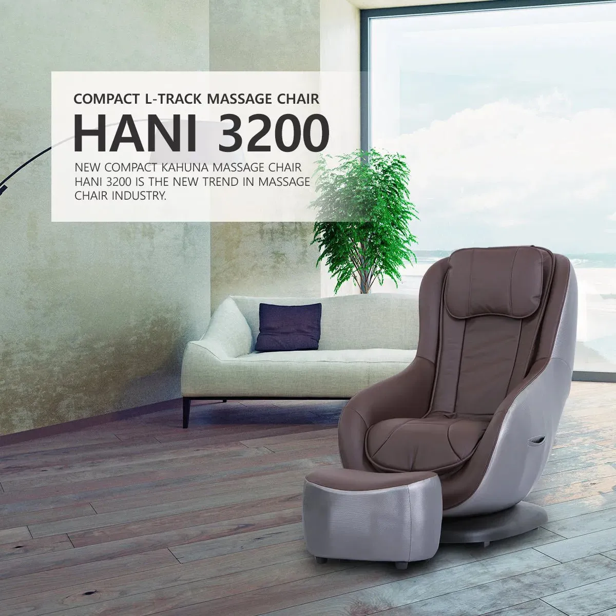 Kahuna Hani 3200 Compact Foot & Leg Massage Chair