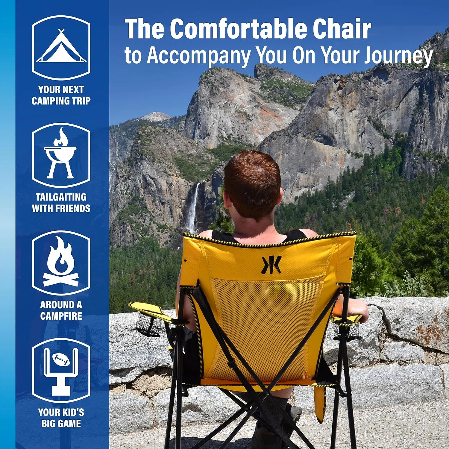 Kijaro Dual Lock Portable Camping Chairs - Enjoy the Outdoors with a Versatile Folding Chair for Sports, Lawn - Dual Lock Feature Locks Position – Hanami Pink