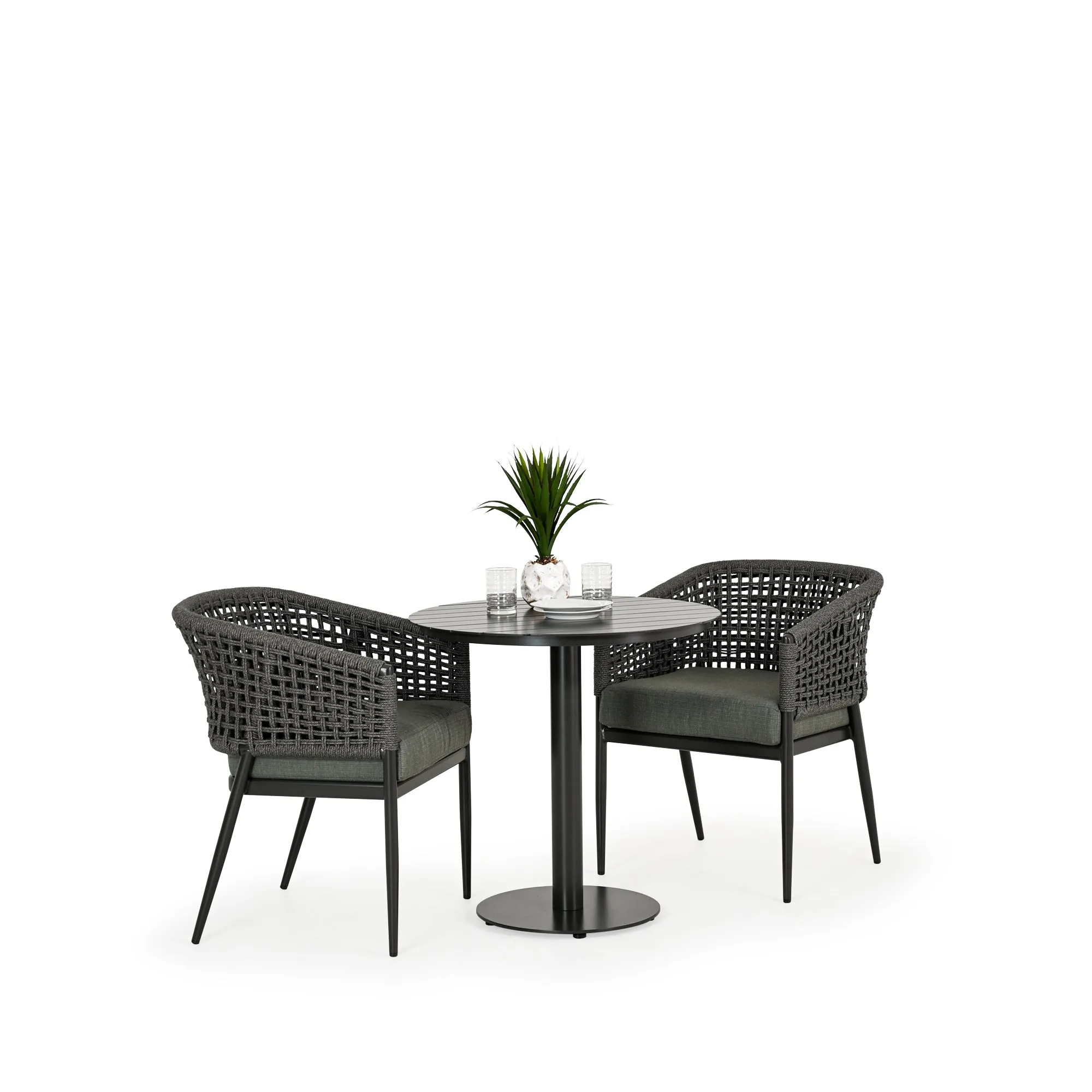 Laguna Outdoor 29" Round Aluminum Bistro Table