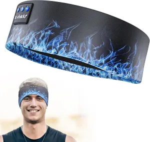 LC-dolida Headband Headphones Bluetooth, Sleep Headphones Wireless Bluetooth with Ultra-Thin HD Stereo Speaker, Sleep Headband Earphones for Workout Yoga Insomnia Meditation Gifts