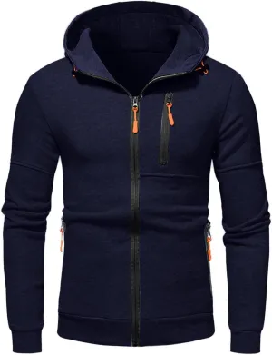 LCMTWX Men's Hooded Fleece Sweatshirt Loose Plus Size Hooded Pullover Sweater Sports Hooded Jacket Novelty Printed Hooded