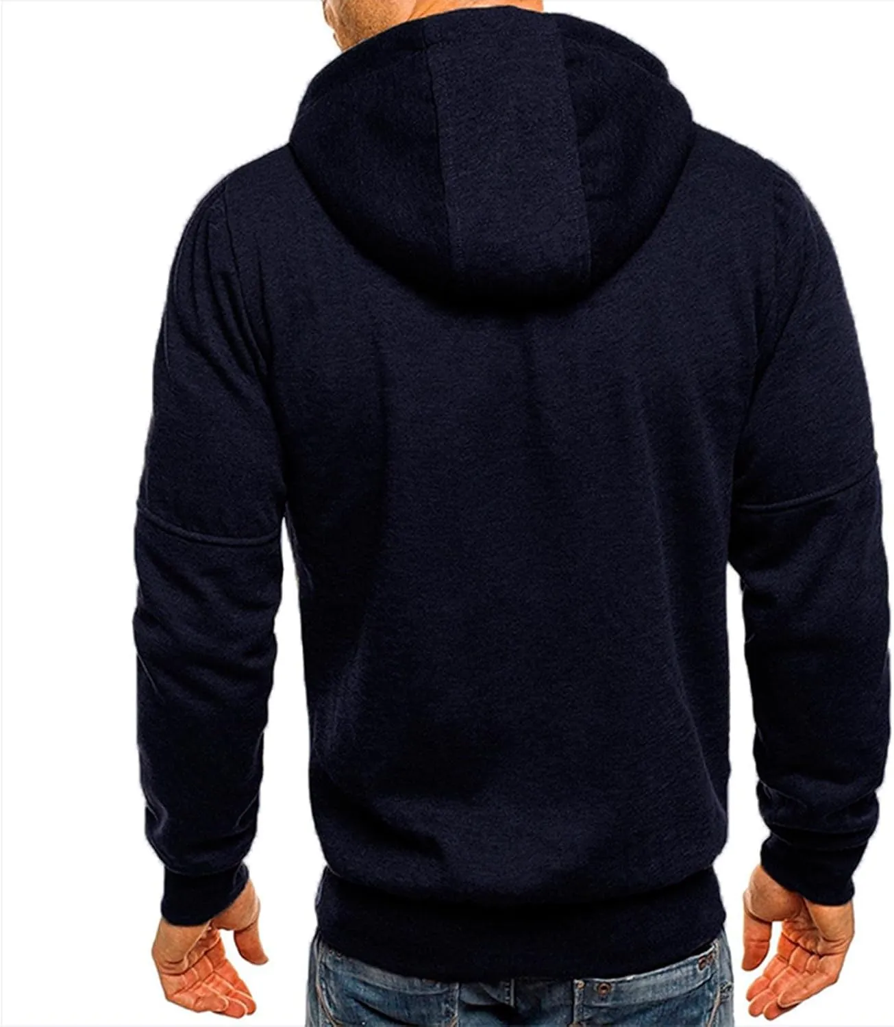 LCMTWX Men's Hooded Fleece Sweatshirt Loose Plus Size Hooded Pullover Sweater Sports Hooded Jacket Novelty Printed Hooded
