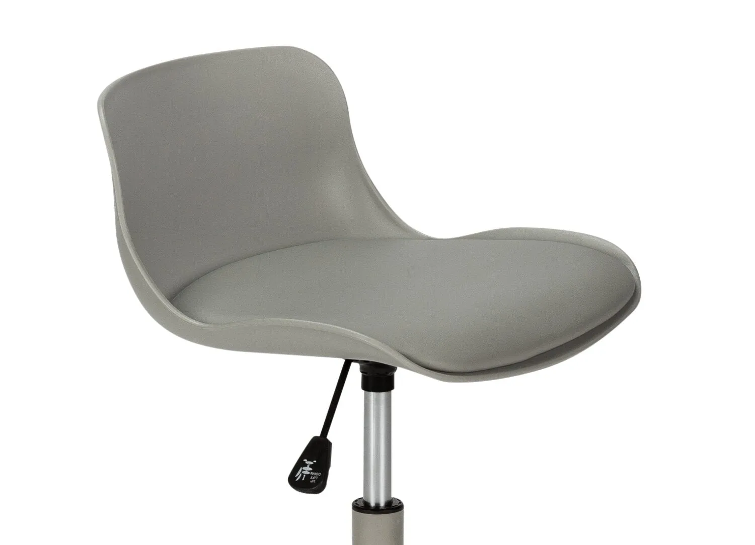 Letty 18.5" Compact Office Chair with Low Back - Grey|Chaise de bureau compacte Letty de 18,5 po avec dossier bas - grise