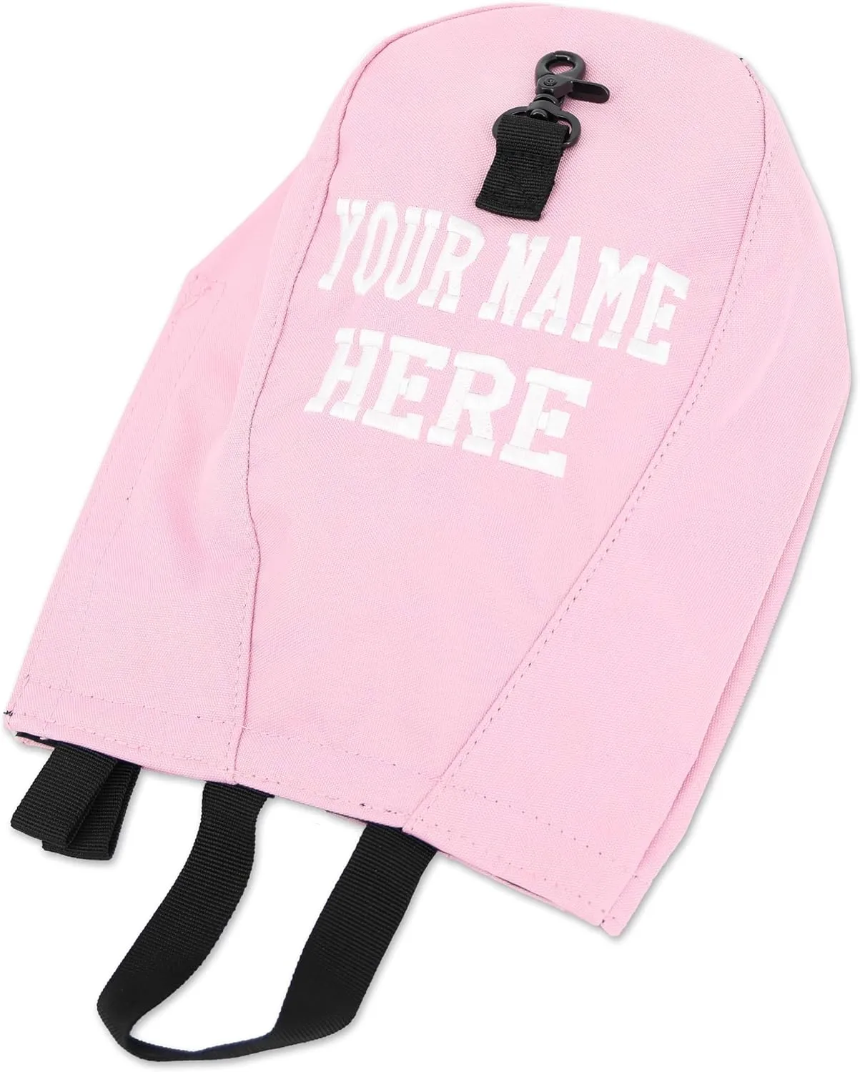 Lightning X Customizable Firefighter SCBA Air Pak Respirator Face Piece Mask Bag w/Embroidered Name - PINK