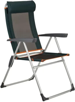 Lightweight Camping Chair Outdoor Deck Chair Portable Armchair Fishing Camping Seat Stool with Adjustable Backrest and Breathable Mesh Backrest Outdoor Hiking (Color : A)