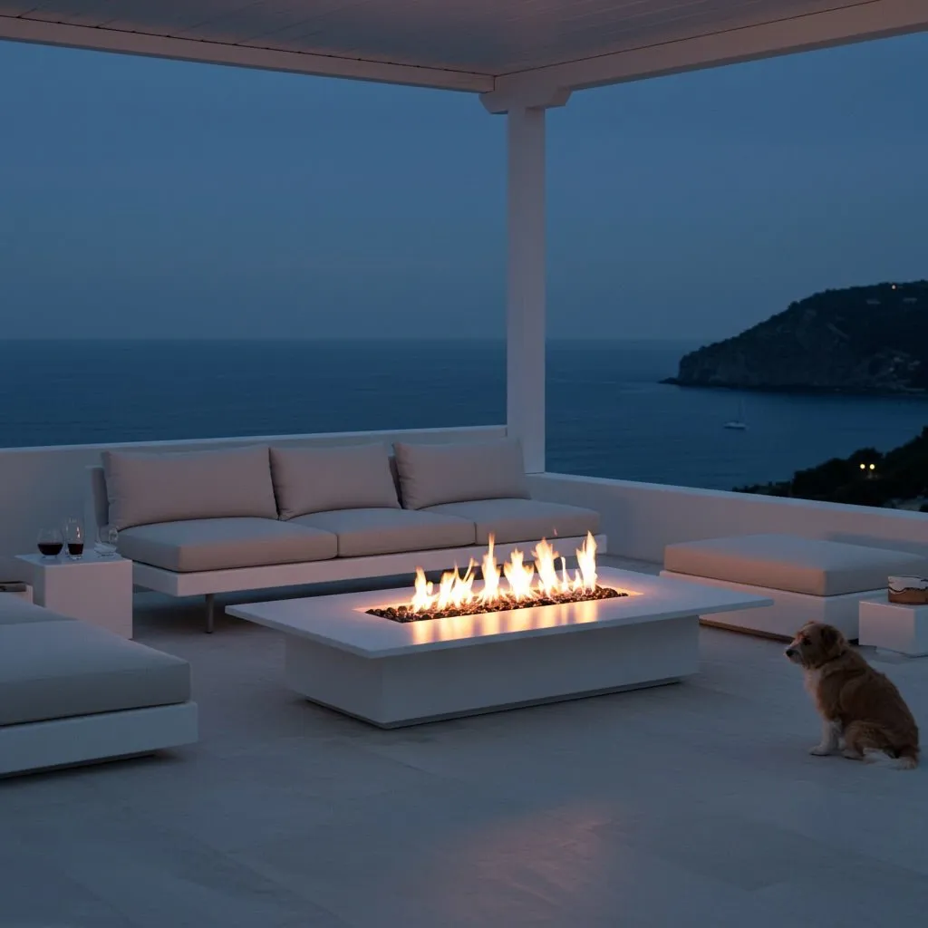Lineo Fire Table (Tabletop) - Aluminum