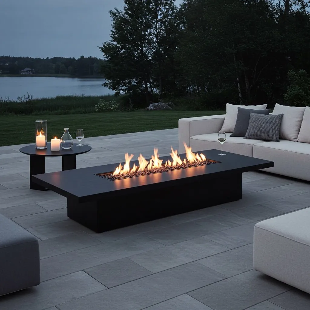 Lineo Fire Table (Tabletop) - Aluminum