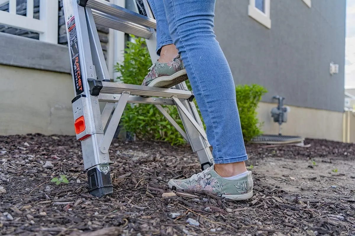 Little Giant Ladders, Epic, M22, 22 foot, Multi-Position Ladder, Aluminum, Type 1A, 300 lbs weight rating, (16822-818)