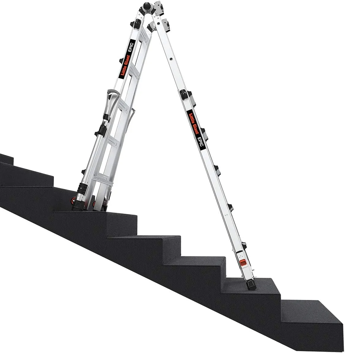Little Giant Ladders, Epic, M22, 22 foot, Multi-Position Ladder, Aluminum, Type 1A, 300 lbs weight rating, (16822-818)