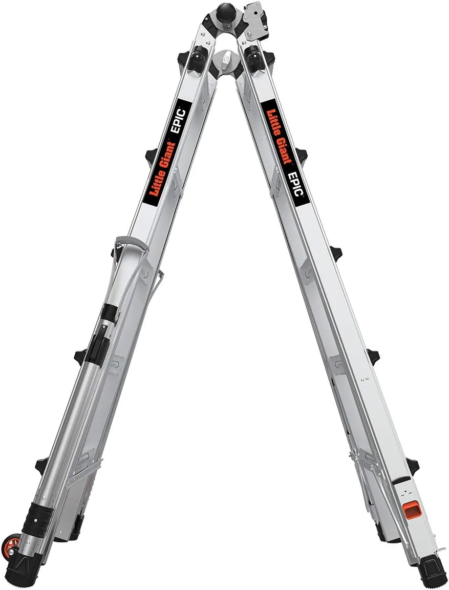 Little Giant Ladders, Epic, M22, 22 foot, Multi-Position Ladder, Aluminum, Type 1A, 300 lbs weight rating, (16822-818)