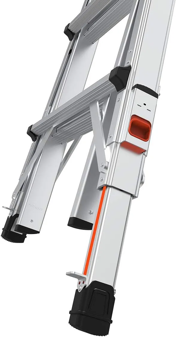 Little Giant Ladders, Epic, M22, 22 foot, Multi-Position Ladder, Aluminum, Type 1A, 300 lbs weight rating, (16822-818)