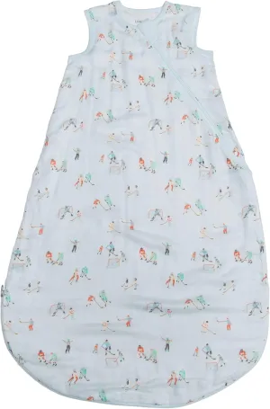 Loulou Lollipop Lightweight Muslin Wearable Baby Blanket Sleeping Bag, Unisex Infant Toddler, 0.5 TOG, 2-Way Zipper Sleepsack
