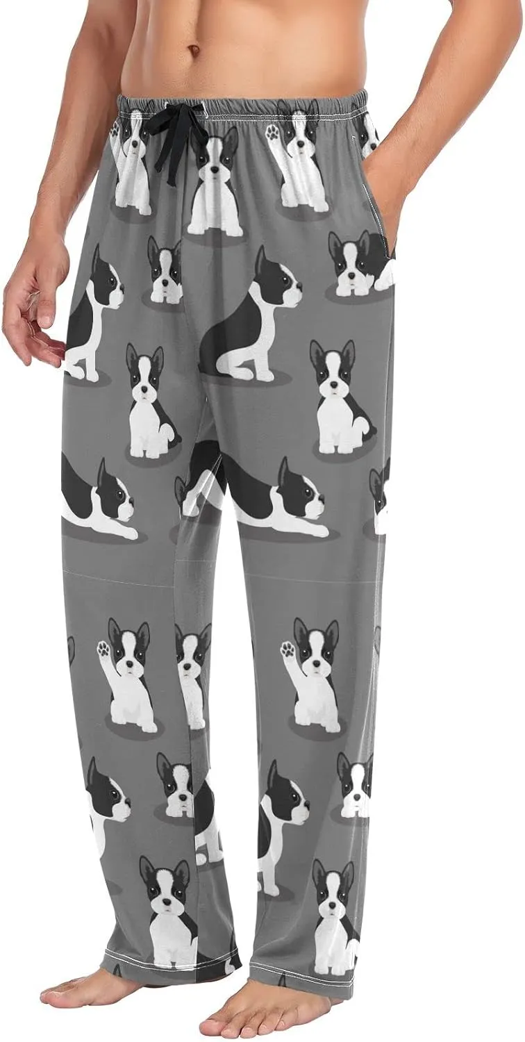 Love Valentines Day Hearts Pajama Pants Men's Pajama Bottoms Lounge Sleepwear PJs Sleep Pants S