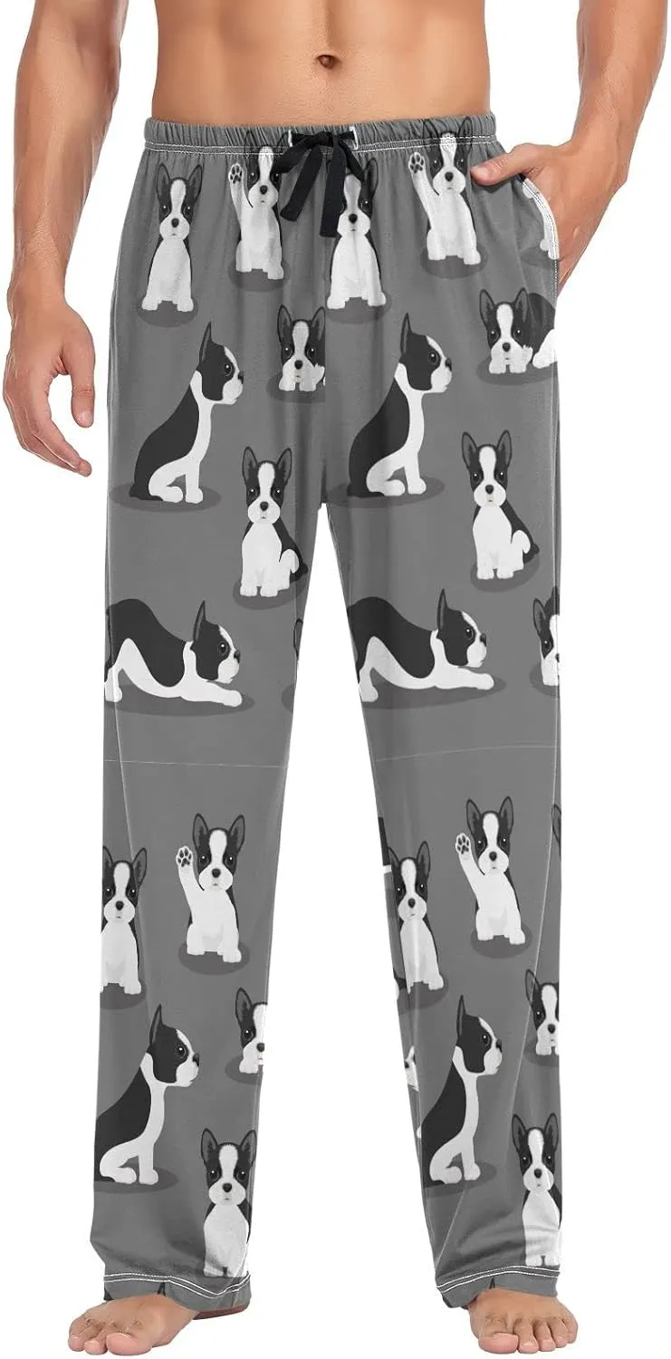 Love Valentines Day Hearts Pajama Pants Men's Pajama Bottoms Lounge Sleepwear PJs Sleep Pants S