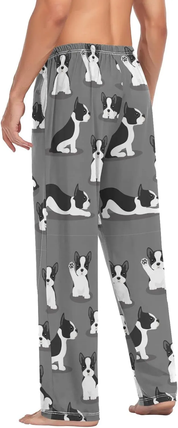 Love Valentines Day Hearts Pajama Pants Men's Pajama Bottoms Lounge Sleepwear PJs Sleep Pants S