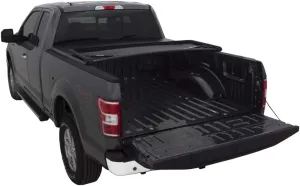 Lund Genesis Tri-Fold Soft Folding Truck Bed Tonneau Cover | 95050 | Fits 2017 - 2023 Ford Super Duty 6' 10" Bed (81.9")