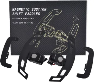 Magnetic Steering Wheel Paddle Shifter for Benz Mercedes AMG SL 2022 /GLC 2023 /EQS 2022/ E Class 2021-2022/ S Class 2022, Carbon Fiber Paddle Extension Interior Decoration Accessories