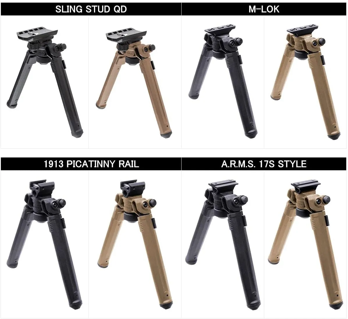 Magpul Rifle Bipod Gun Rest for Hunting and Shooting
