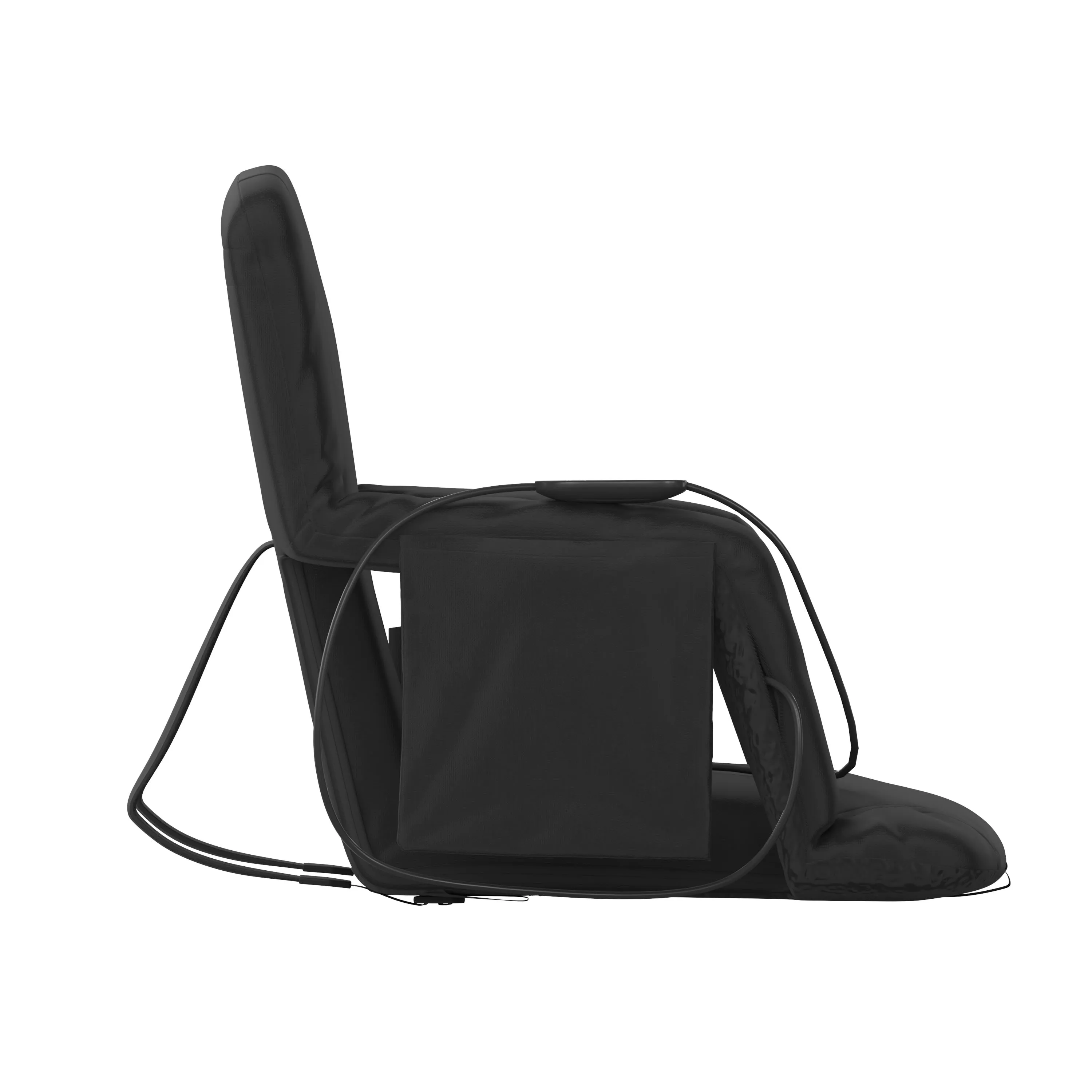 Malta Extra Wide Portable Heated Reclining Stadium Chair w/Armrests, Padded Back & Heated Seat w/Dual Storage Pockets and Backpack Straps