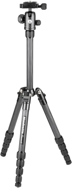 Manfrotto Element Traveller Small 5-Section Carbon Fiber Tripod with Ball Head