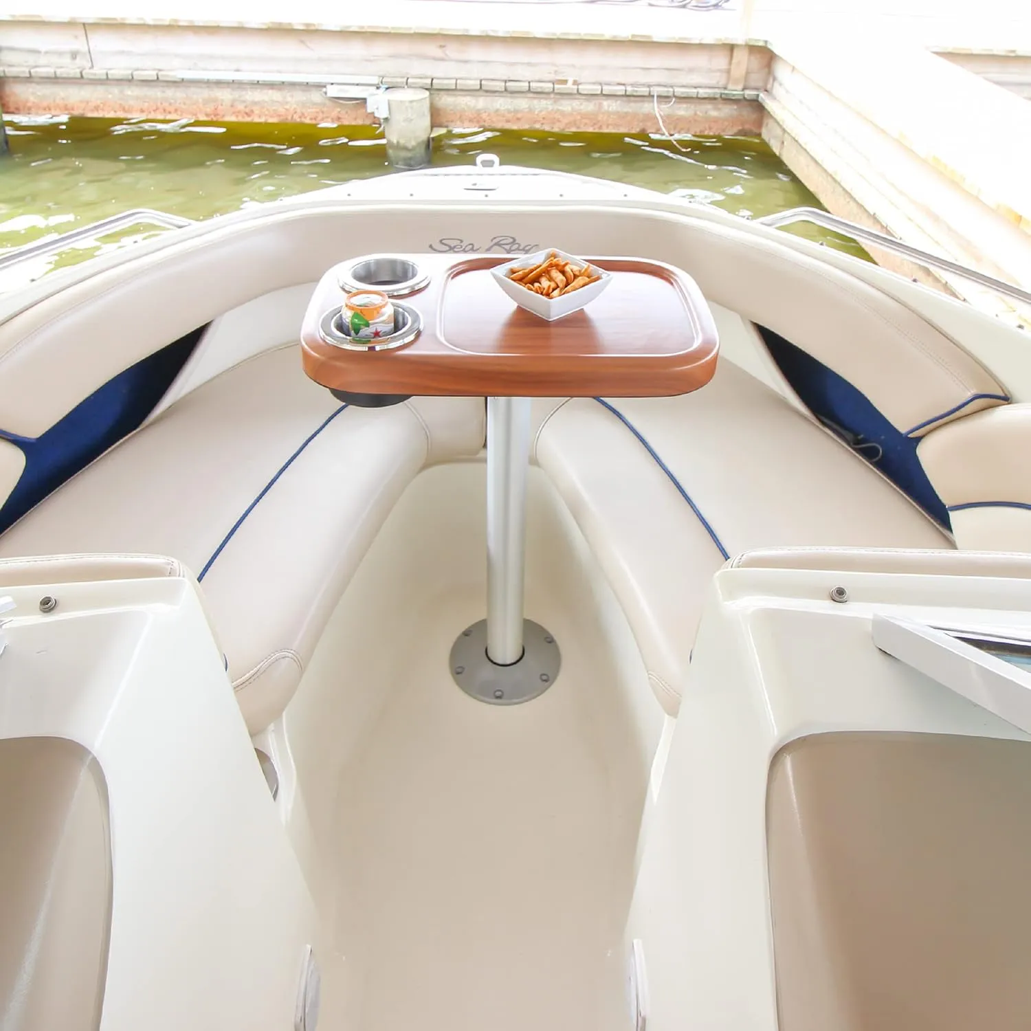 Manufacturers' Select ITC Marine Cocktail Boat Table Leg Set. Pontoon Accessories, Marine Pedestal Table