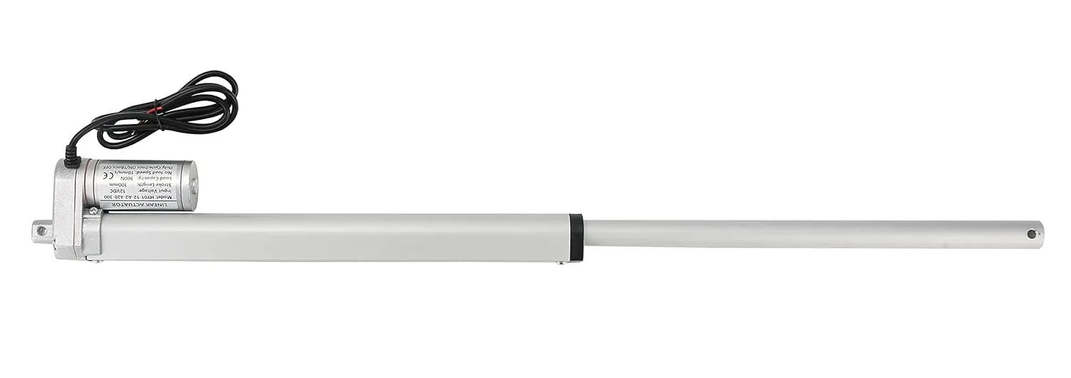 MAOPINER DC12V 12inch Stroke Linear Actuator with Mounting Bracket 900N(202lbs) Maximum Lift 10mm/s for Recliner TV Table Lift Massage Bed Electric Sofa Linear Actuator