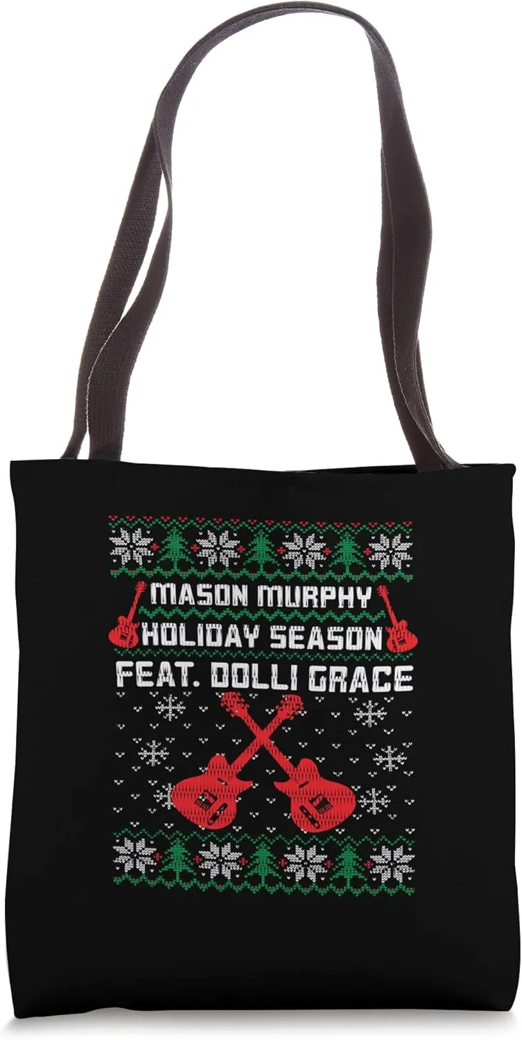 Mason Murphy Holiday Season Feat Dolli Grace Guitars Christm Tote Bag