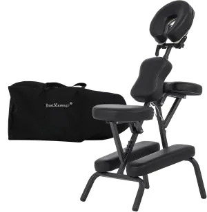 Massage Chair Portable, 4 Inches Thickness Sponge Tattoo Chair, Small Traveling Tattoo Chair, Portable Pregnancy Massage, Portable Massage Chair Tattoo Spa Free Carry Case for Tattoo/Beauty Salon/SPA