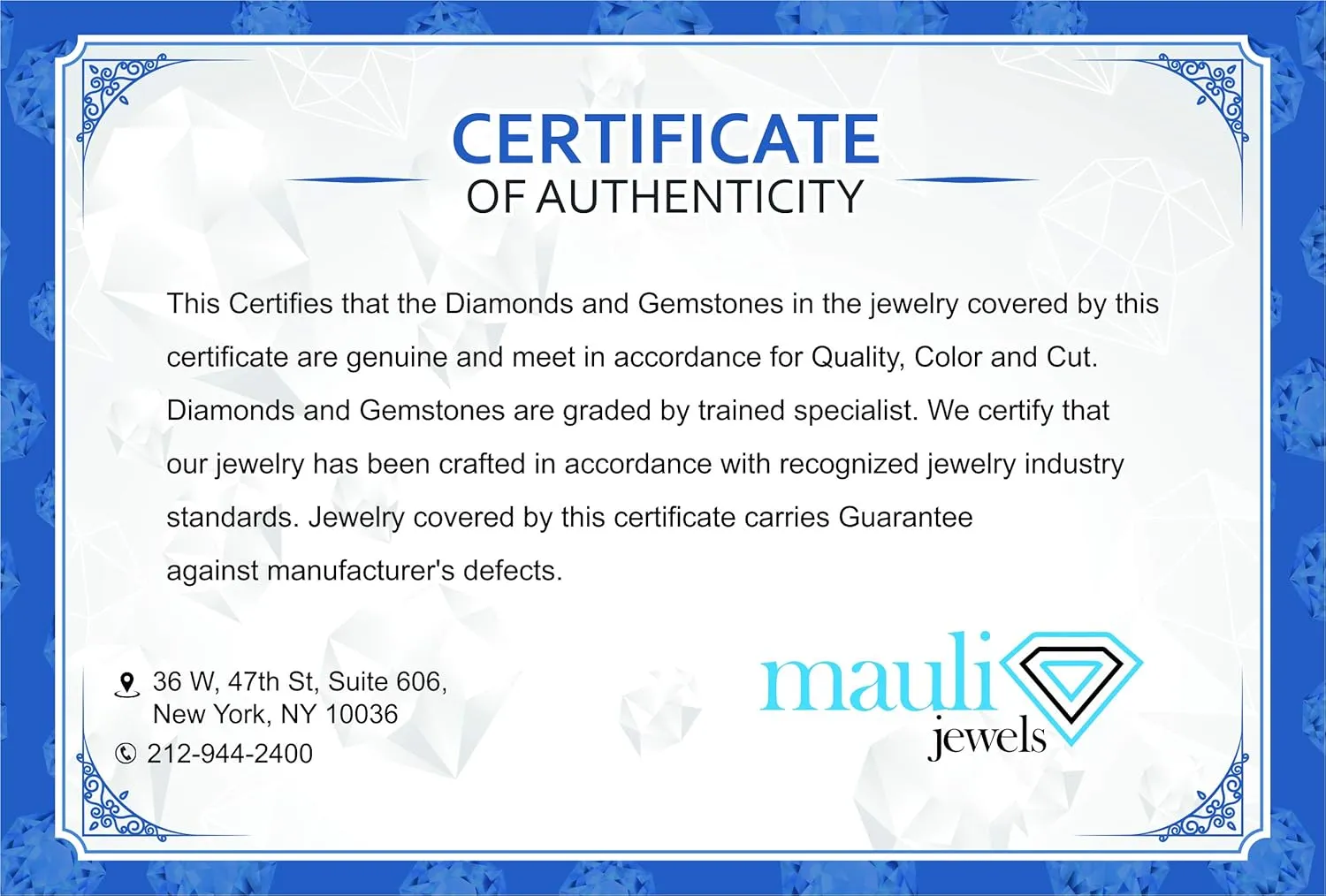 MauliJewels Engagement Necklace Women 1.83 Carat Adorable Diamond And Heart Shape Gemstone Pendant 10K Gold With 18'' Box Chain